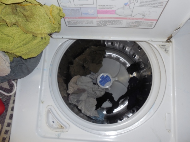 inside washing machine